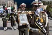 مراسم تشییع پیکر امیر سرتیپ ناصر محمدی فر در ستاد نیروی زمینی ارتش