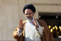 عیادت حسن روحانی از محمود علوی در بیمارستان