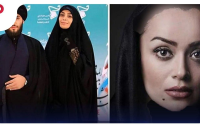 عکس الهام چرخنده با سومین مادرشوهرش جنجالی شد