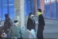 ویدیو یی از دختر قمه‌ به‌ دست در میان آشوبگران مسلح در شوشتر