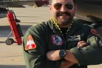 اولین تصویر از خلبان نیروی هوایی که به شهادت رسید