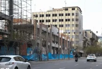 تصاویر فضای شهری تهران در جنگ