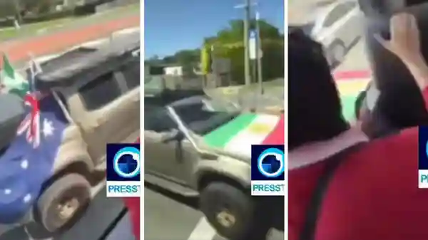 پلیس استرالیا تهدیدکننده پهلوی به تیم ملی زنان ایران را بازداشت کرد پلیس استرالیا تهدیدکننده پهلوی به تیم ملی زنان ایران را بازداشت کرد