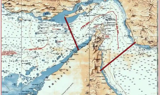 تعیین محدوده جدید تنگه هرمز توسط ایران تعیین محدوده جدید تنگه هرمز توسط ایران