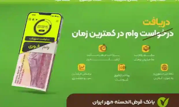 شرایط دریافت وام ۱۰۰ میلیونی بدون ضامن بانک قرض الحسنه مهر ایران شرایط دریافت وام ۱۰۰ میلیونی بدون ضامن بانک قرض الحسنه مهر ایران