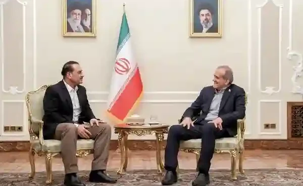 دیدار عاصم منیر با پزشکیان و قالیباف و رضایی در تهران