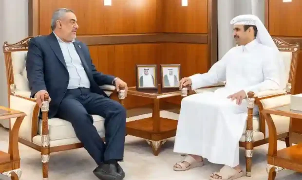 دیدار وزیر انرژی قطر با حمید بورد درباره میدان گازی مشترک